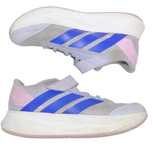 Adidas Duramo SL Lightmotion Kids Running Shoes Grey Purple Blue JS2802 Size 2